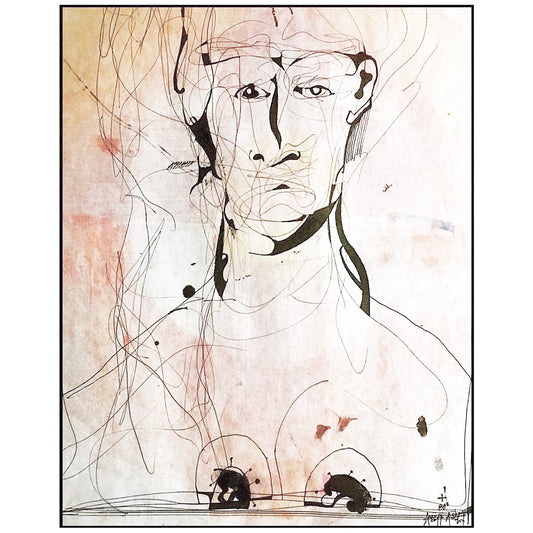 Self Portrait of 1990-Assif Assefi